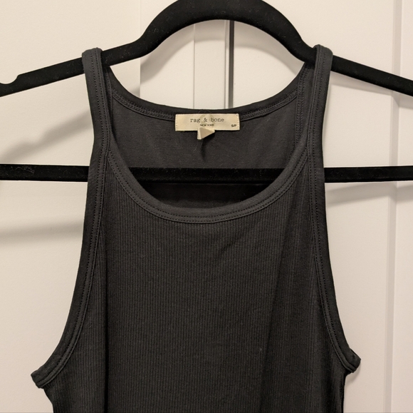 Rag & Bone Essential Ribbed Tank Dress - Picture 4 of 6